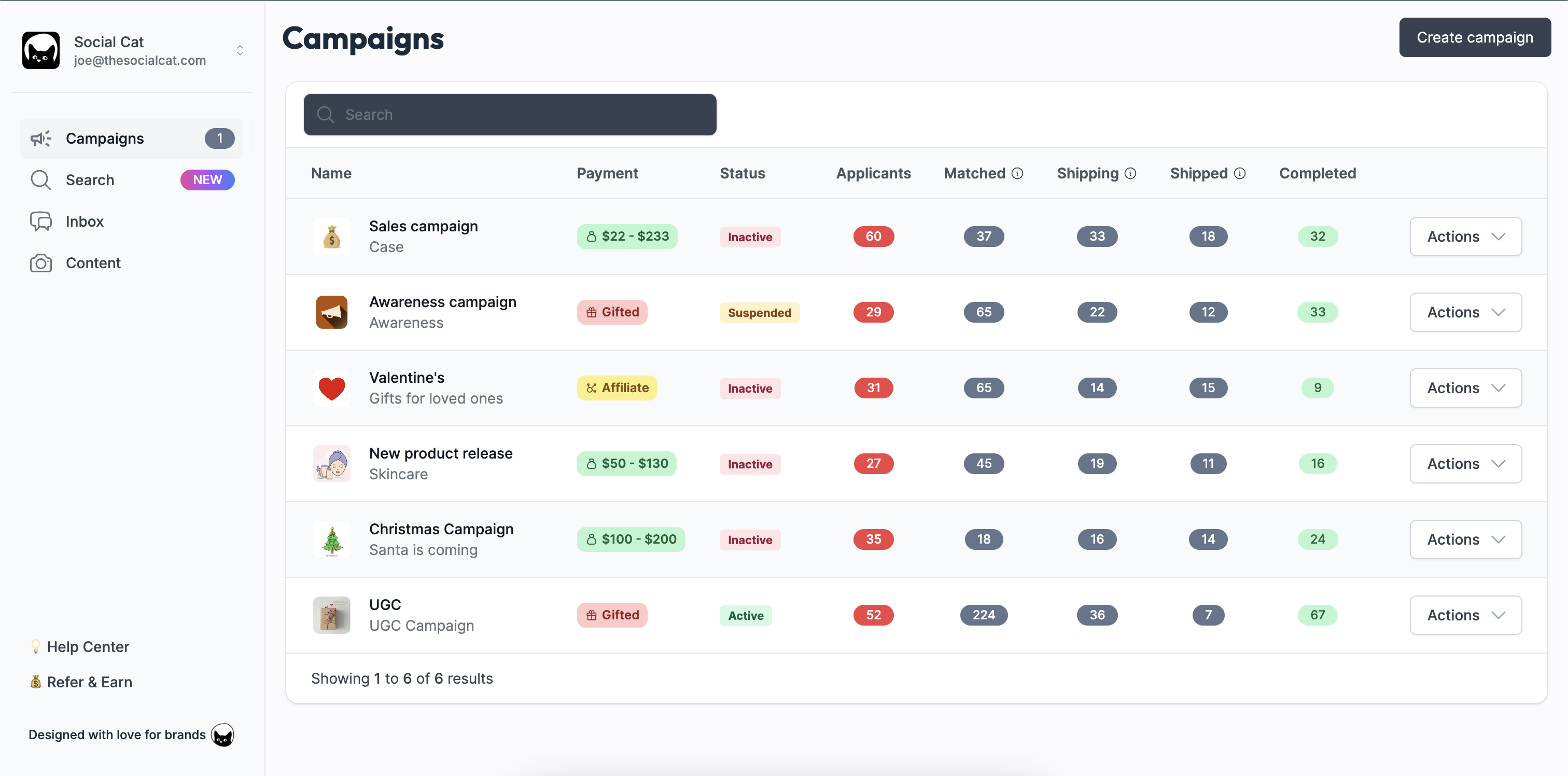 Product screenshot